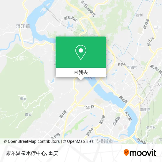 康乐温泉水疗中心地图