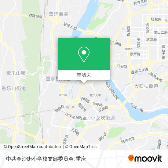 中共金沙街小学校支部委员会地图