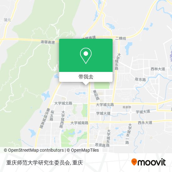 重庆师范大学研究生委员会地图