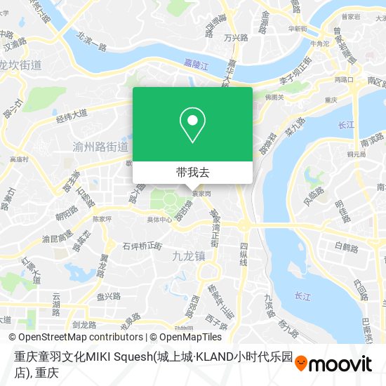 重庆童羽文化MIKI Squesh(城上城·KLAND小时代乐园店)地图