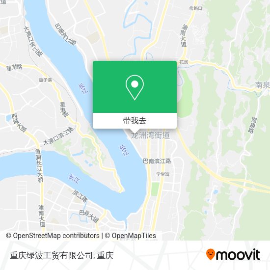 重庆绿波工贸有限公司地图