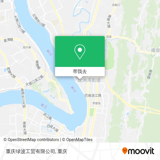重庆绿波工贸有限公司地图