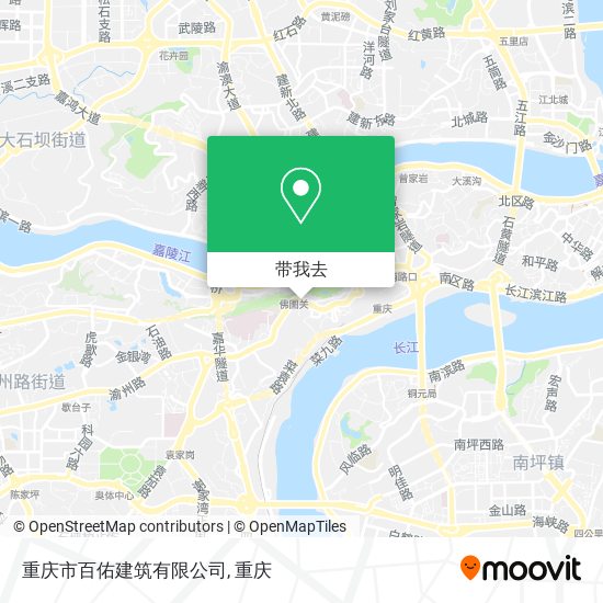 重庆市百佑建筑有限公司地图