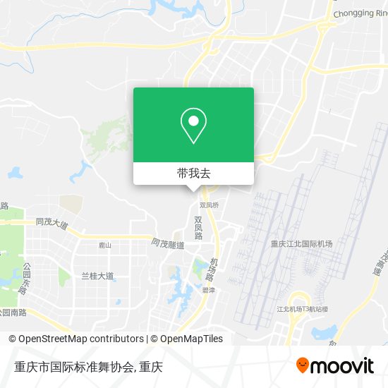 重庆市国际标准舞协会地图