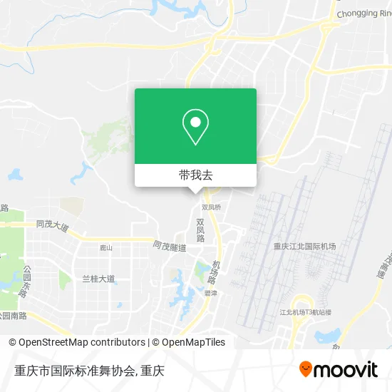 重庆市国际标准舞协会地图