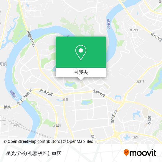 星光学校(礼嘉校区)地图