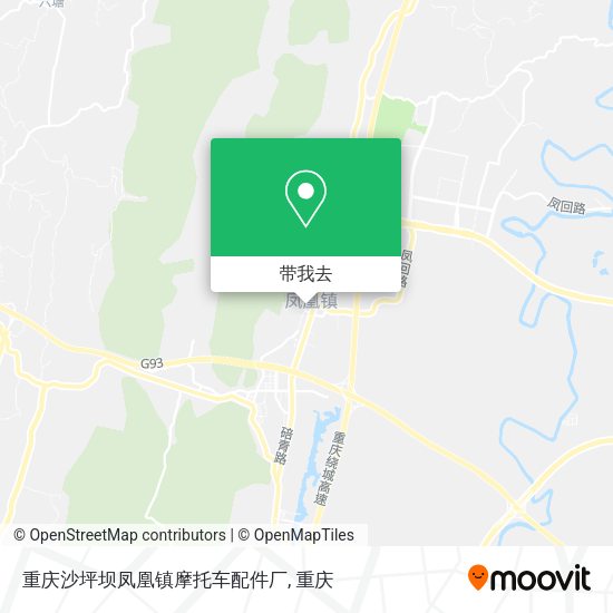 重庆沙坪坝凤凰镇摩托车配件厂地图