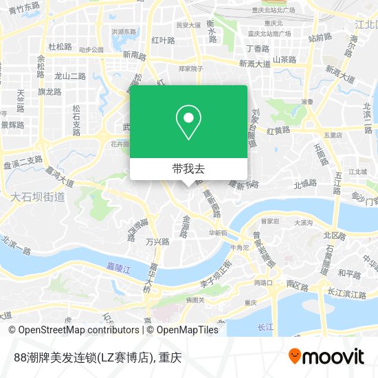 88潮牌美发连锁(LZ赛博店)地图