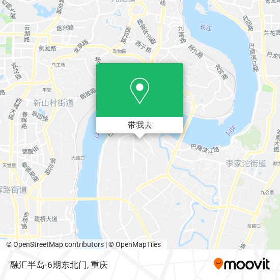 融汇半岛-6期东北门地图