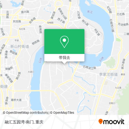 融汇五园湾-南门地图