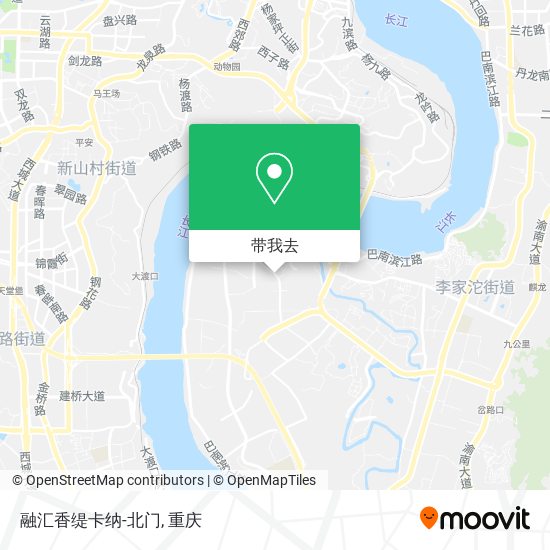 融汇香缇卡纳-北门地图