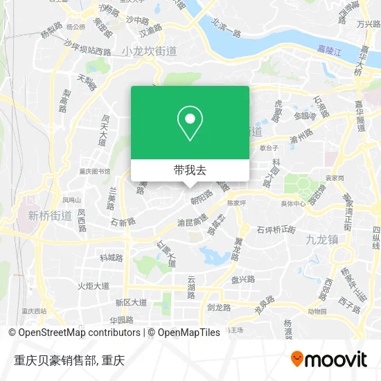 重庆贝豪销售部地图