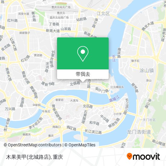 木果美甲(北城路店)地图