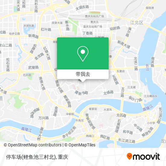 停车场(鲤鱼池三村北)地图