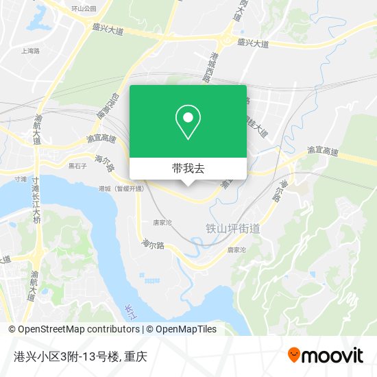 港兴小区3附-13号楼地图