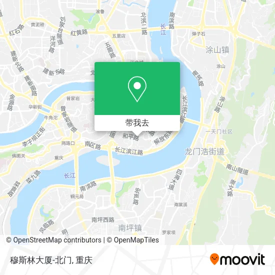 穆斯林大厦-北门地图
