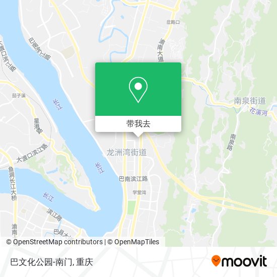巴文化公园-南门地图