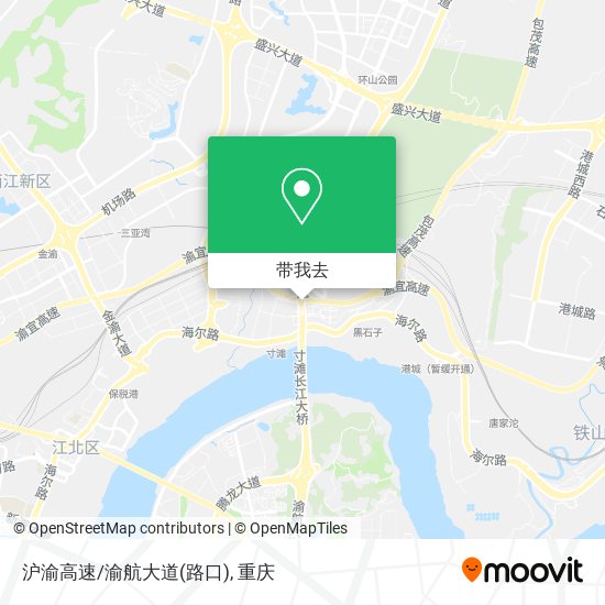 沪渝高速/渝航大道(路口)地图