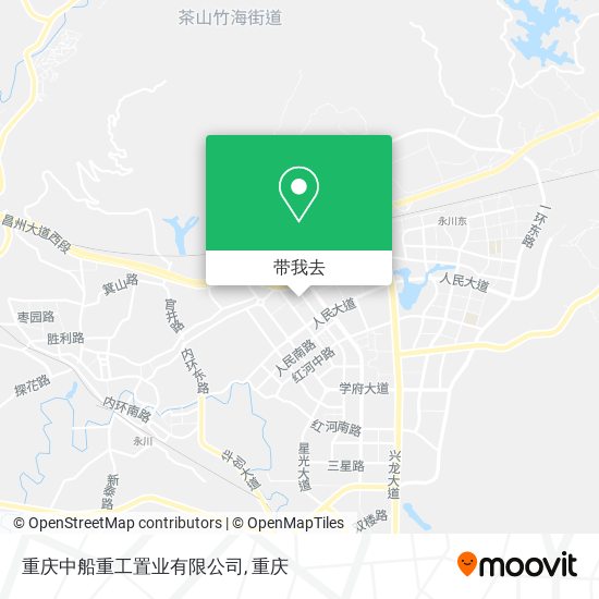 重庆中船重工置业有限公司地图