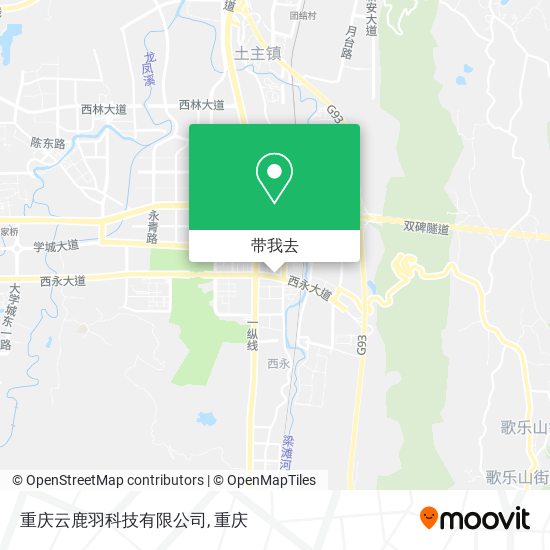 重庆云鹿羽科技有限公司地图