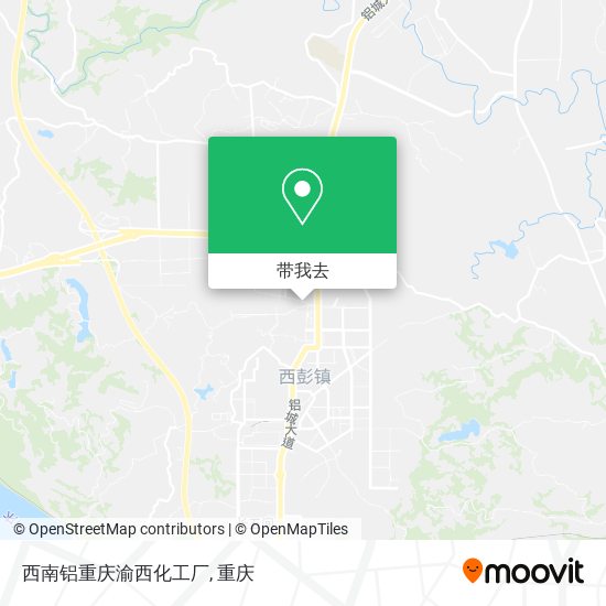 西南铝重庆渝西化工厂地图