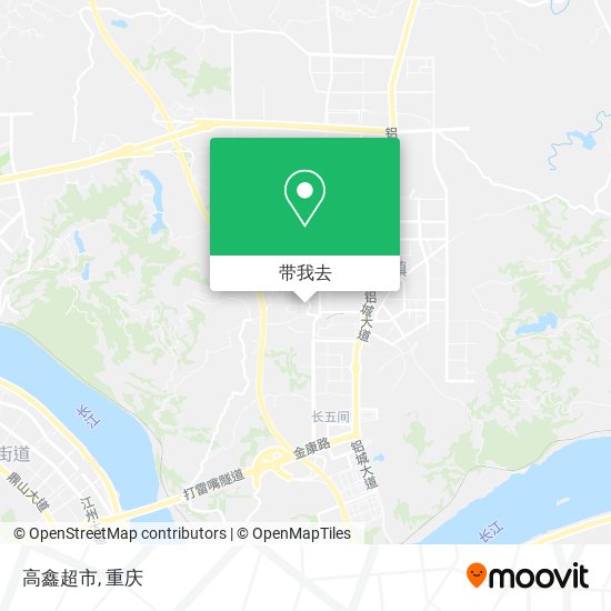 高鑫超市地图