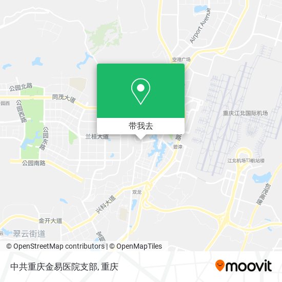 中共重庆金易医院支部地图