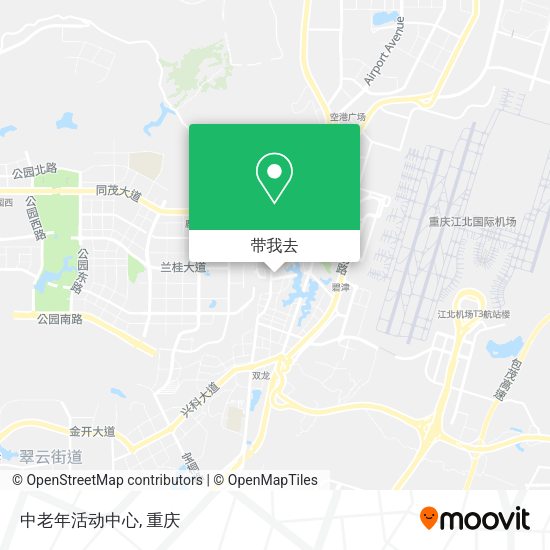 中老年活动中心地图