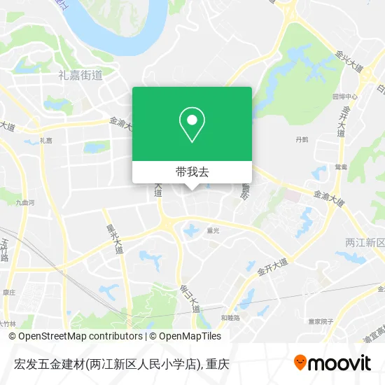 宏发五金建材(两冮新区人民小学店)地图