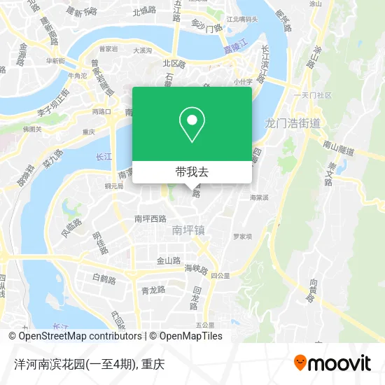 洋河南滨花园(一至4期)地图