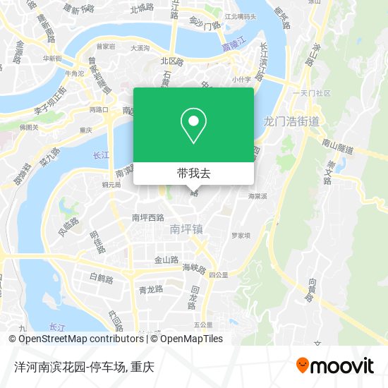 洋河南滨花园-停车场地图