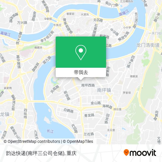 韵达快递(南坪三公司仓储)地图