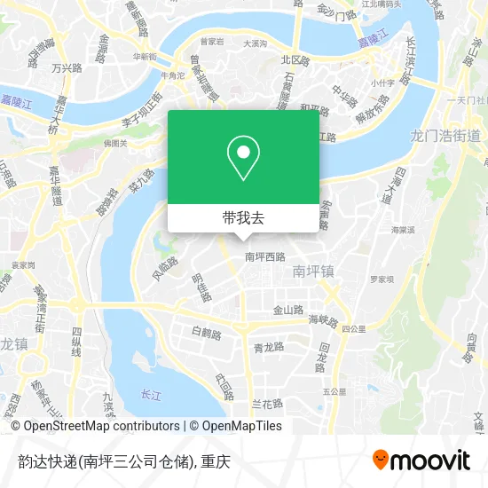 韵达快递(南坪三公司仓储)地图