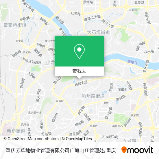 重庆芳草地物业管理有限公司广通山庄管理处地图