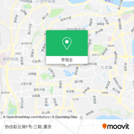 协信彩云湖1号-三期地图