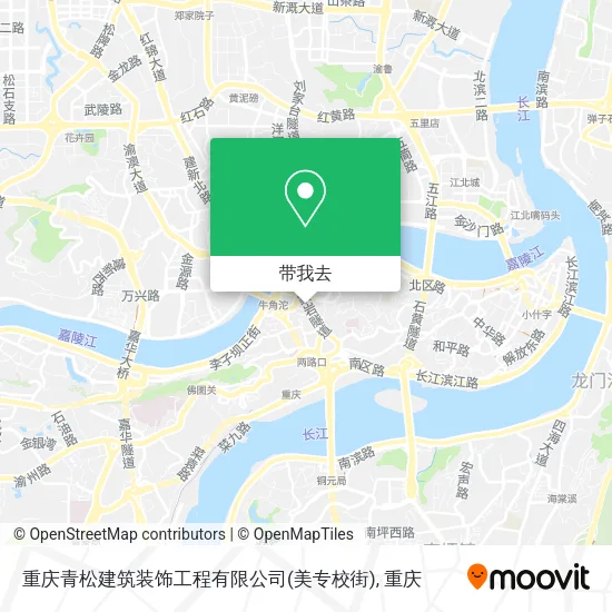 重庆青松建筑装饰工程有限公司(美专校街)地图