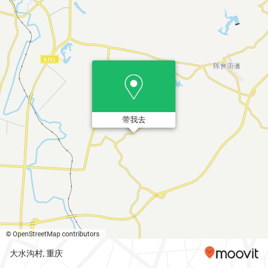 大水沟村地图