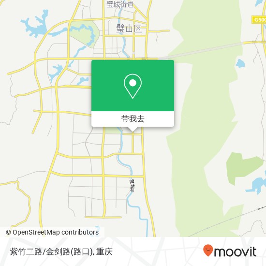 紫竹二路/金剑路(路口)地图