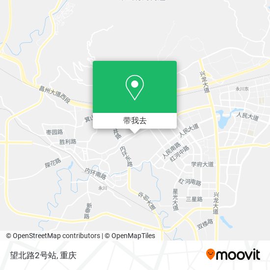 望北路2号站地图