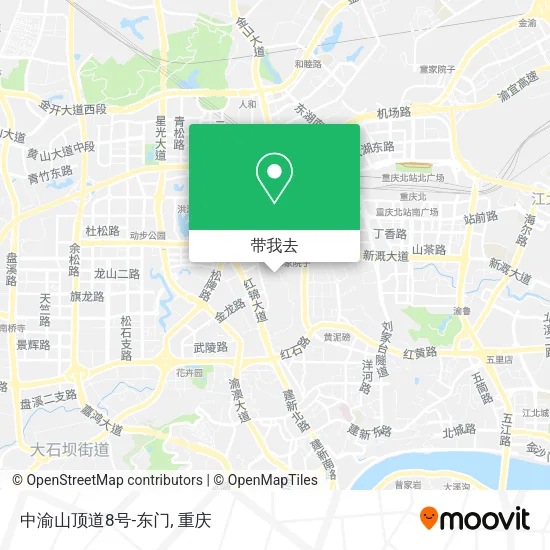 中渝山顶道8号-东门地图