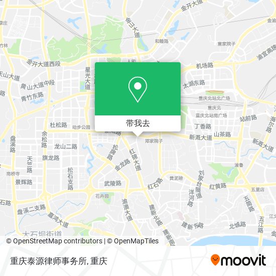 重庆泰源律师事务所地图
