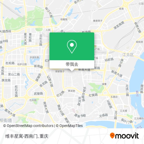 维丰星寓-西南门地图