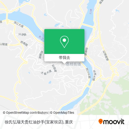 徐氏弘瑞天贵红油抄手(宜家坝店)地图