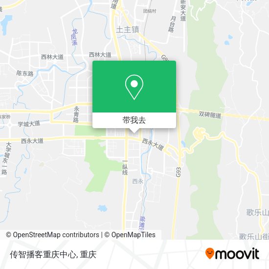 传智播客重庆中心地图