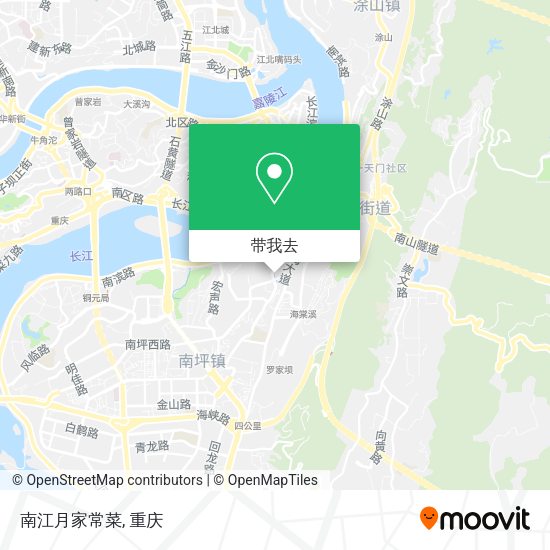 南江月家常菜地图