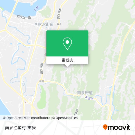 南泉红星村地图