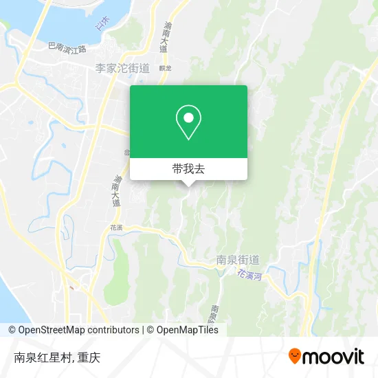 南泉红星村地图