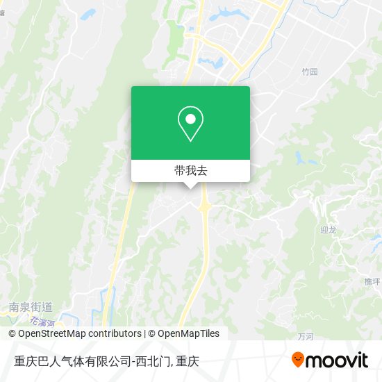 重庆巴人气体有限公司-西北门地图