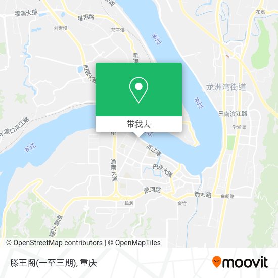 滕王阁(一至三期)地图