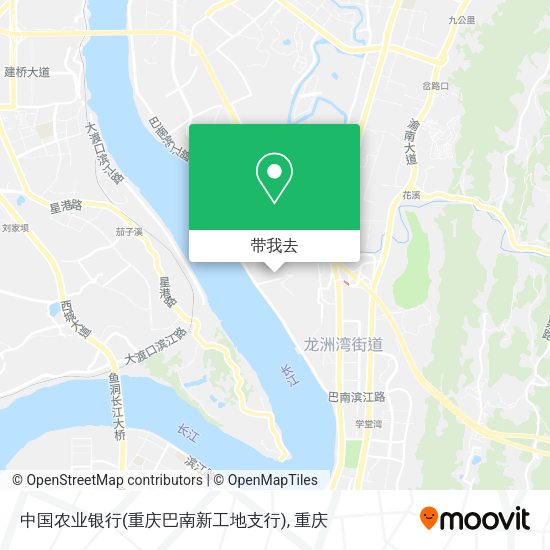 中国农业银行(重庆巴南新工地支行)地图